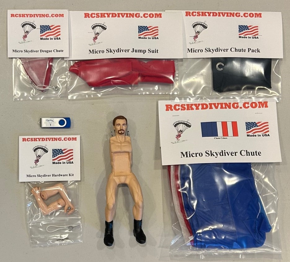 Micro Skydiver ARF Package - Stock Chute
